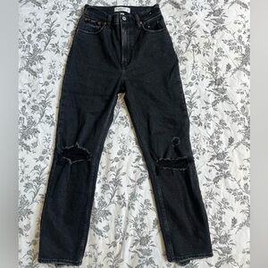 Abercrombie and Fitch Ankle Straight Ultra High Rise